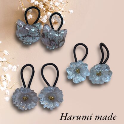 Harumi made  ミニヘアゴム6点セット