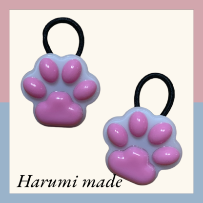 Harumi made  肉球 ヘアゴム
