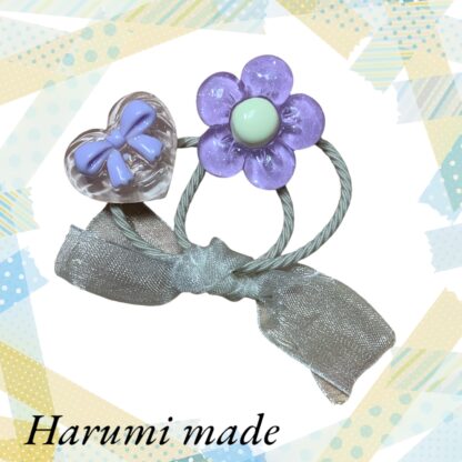 Harumi made  ヘアゴム 2点セット