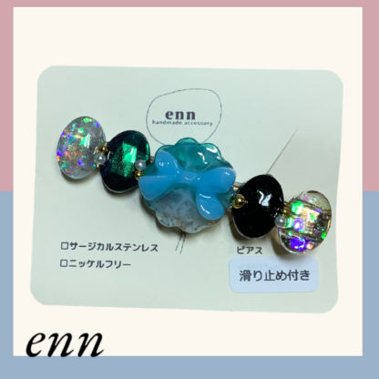 enn  海イメージ  ヘアクリップ