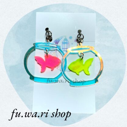 fu.wa.ri shop  金魚イヤリング