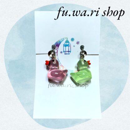 fu.wa.ri shop  あひる イヤリング