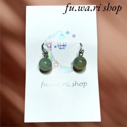 fu.wa.ri shop  ブルーカルサイト ピアス