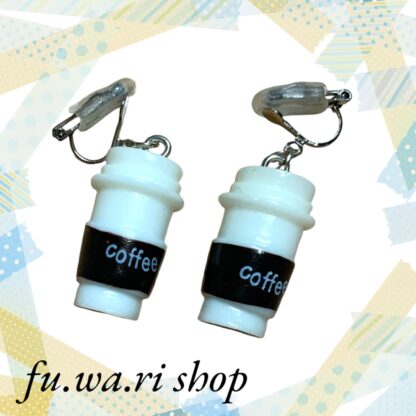 fu.wa.ri shop  coffee イヤリング