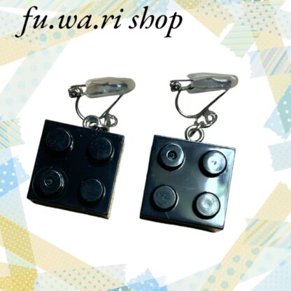 fu.wa.ri shop  ブロック イヤリング