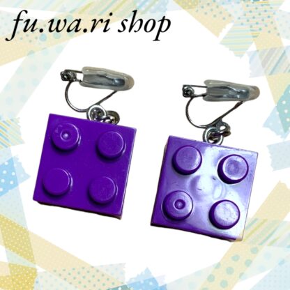 fu.wa.ri shop  ブロック イヤリング