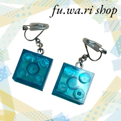 fu.wa.ri shop  ブロック イヤリング