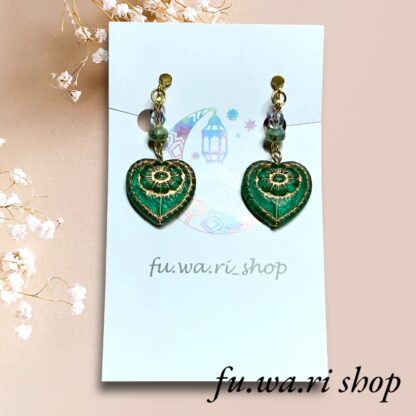 fu.wa.ri shop チェコビーズ  イヤリング