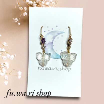 fu.wa.ri shop  蝶々 ピアス