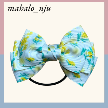 mahalo_nju  リボンヘアゴム