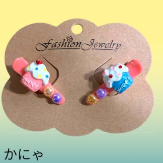 かにゃ  601  ヘアクリップ