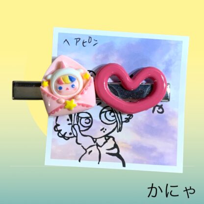 かにゃ  641  ヘアクリップ