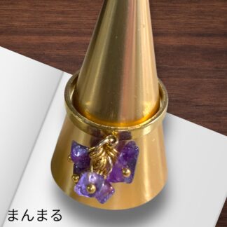 まんまる  78  天然石リング