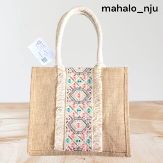 mahalo_nju  435  ジュートバッグ大