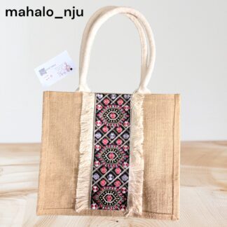 mahalo_nju  434  ジュートバッグ大