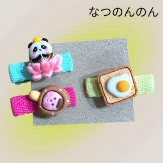 なつのんのん  979  ヘアクリップセット