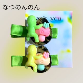 なつのんのん  50  ヘアクリップ